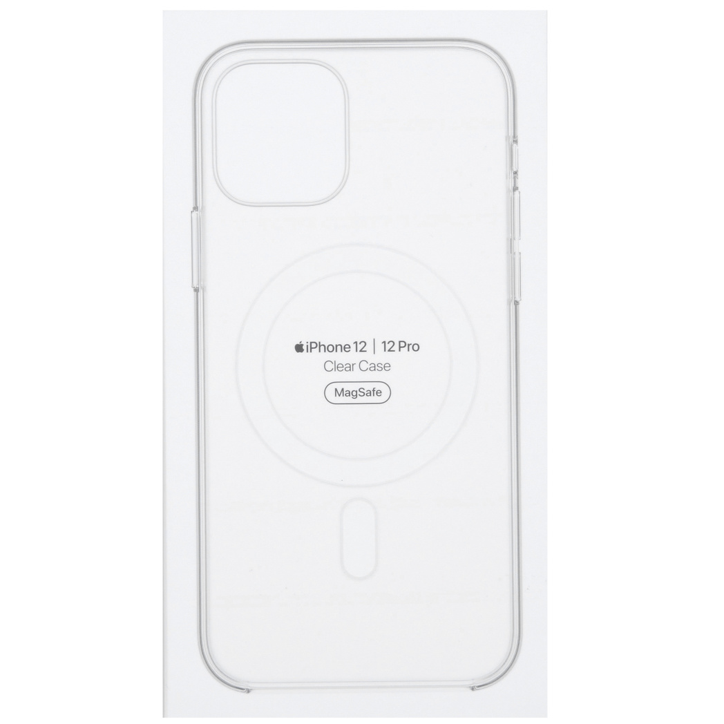 Clearcase MagSafe Apple iPhone 12 (Pro) - Transparant