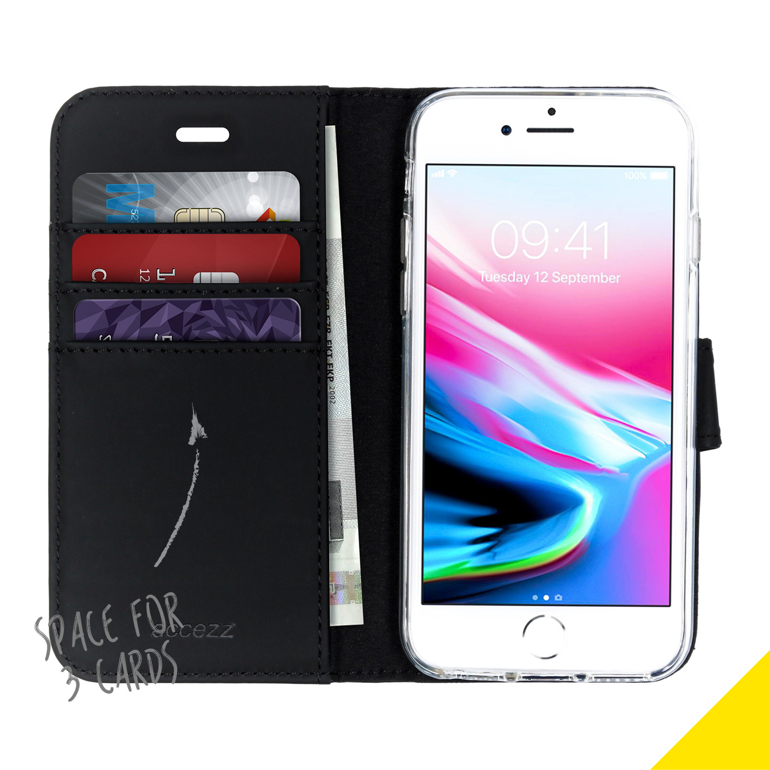 Accezz Wallet Softcase Bookcase Apple iPhone SE (2022 / 2020) / 8 / 7 / 6(s)