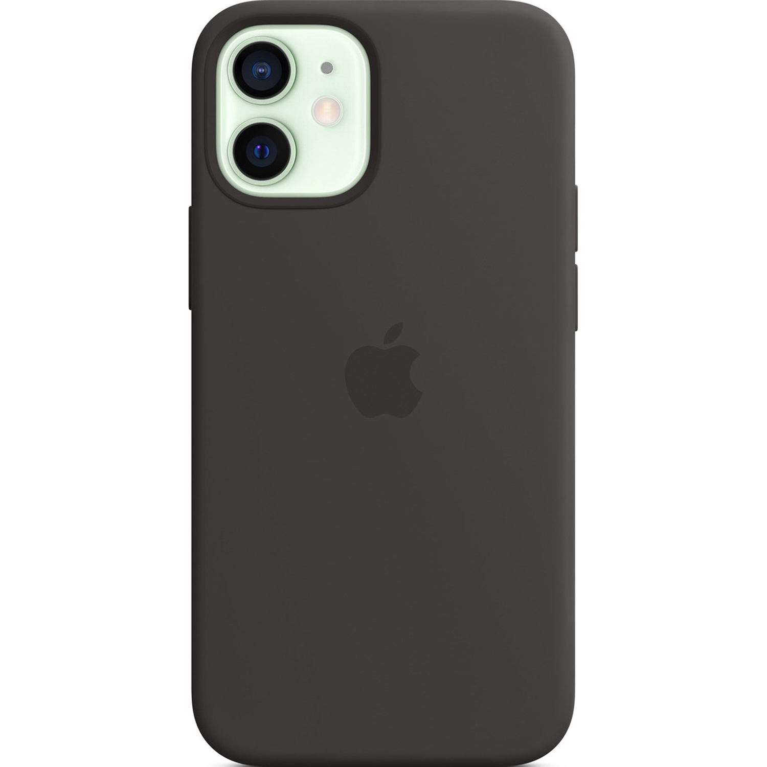 Silicone Backcover MagSafe Apple iPhone 12 Mini - Black