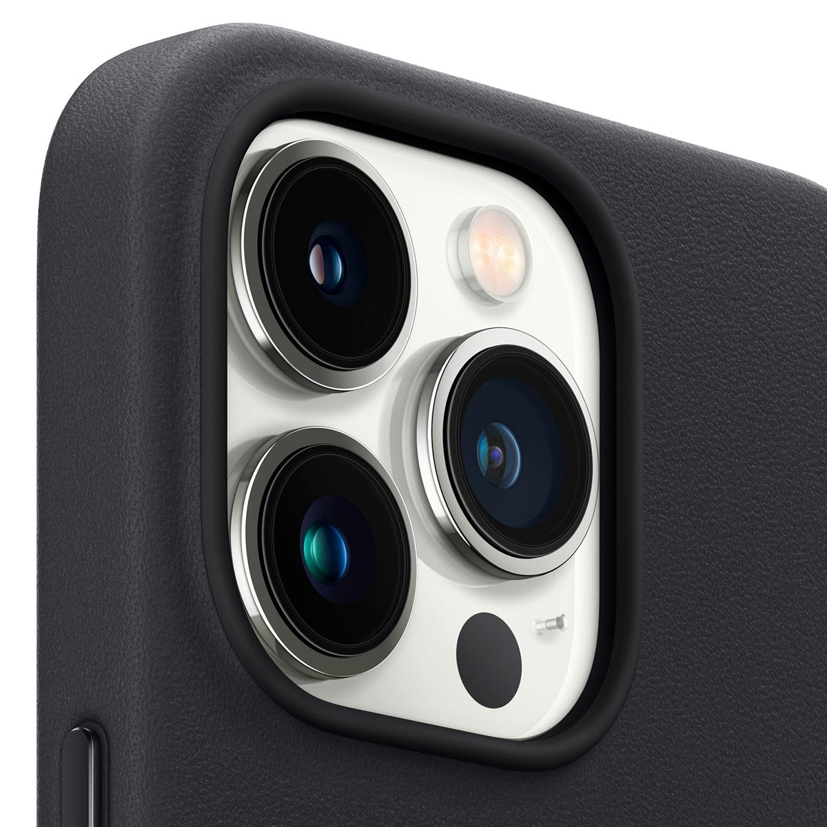 Leather Backcover MagSafe Apple iPhone 13 Pro - Midnight