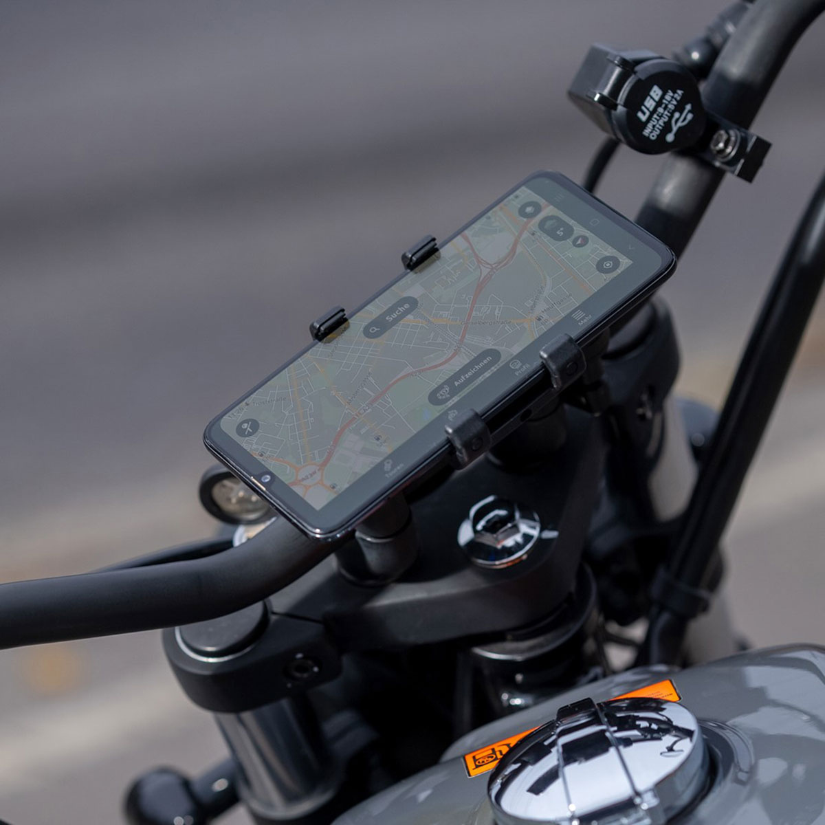 Universal Phone Clamp SPC+ - Telefoonhouder fiets - SP Connect+ houders - Zwart