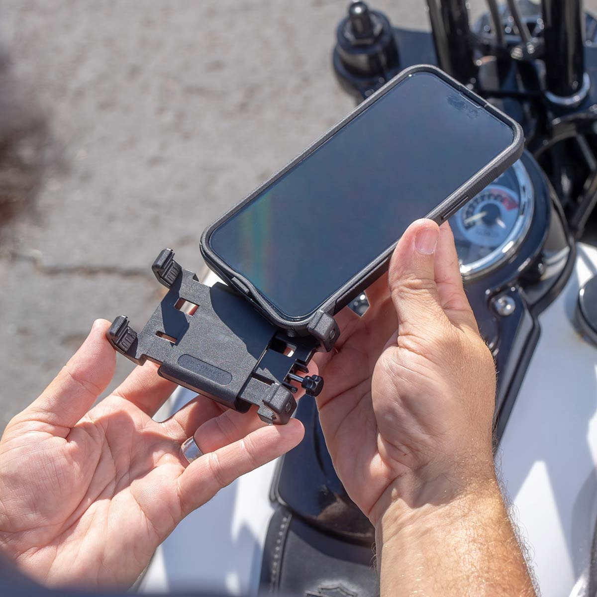 Universal Phone Clamp SPC+ - Telefoonhouder fiets - SP Connect+ houders - Zwart