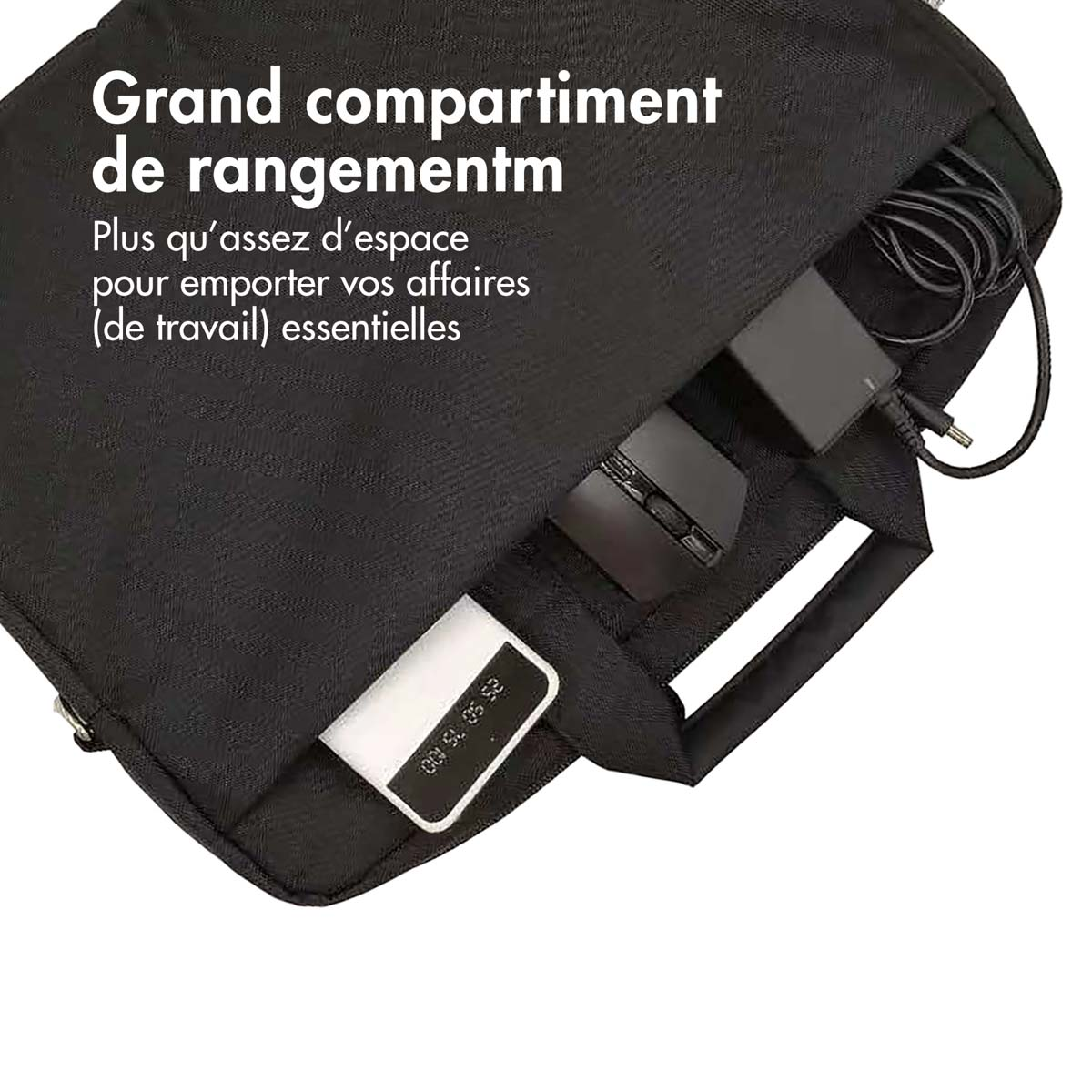 Accezz Zakelijke laptoptas 16 inch - Zwart