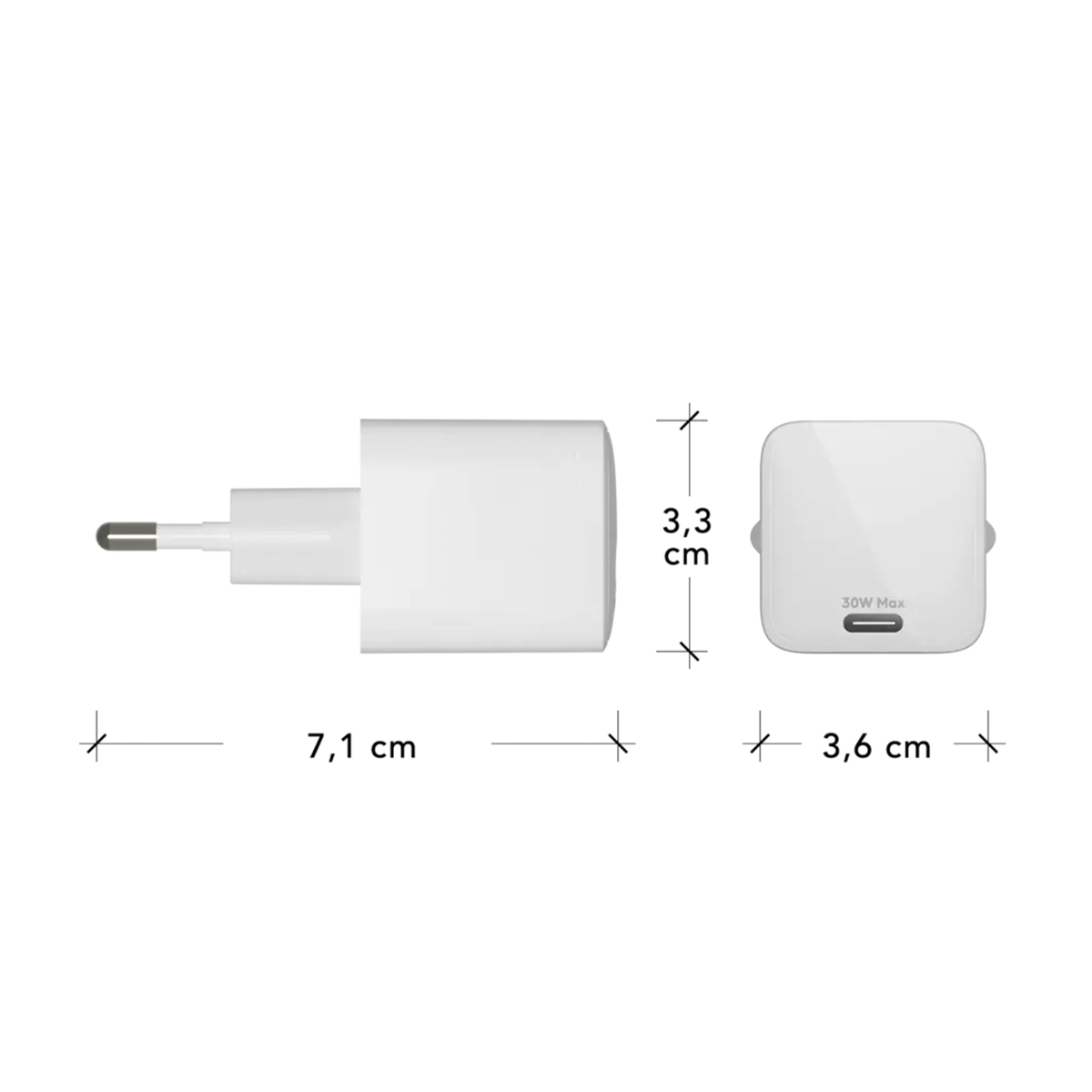 dbramante1928 re-charge | Wall Charger - USB-C 30 Watt - Wit