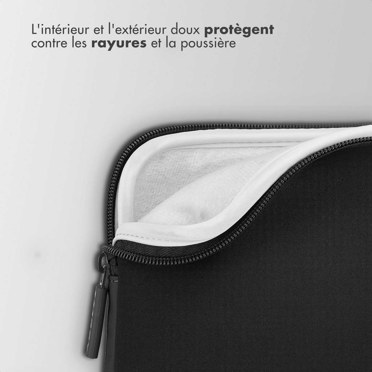 Accezz Basis Laptop hoes 13-14 inch - Laptopsleeve - Zwart