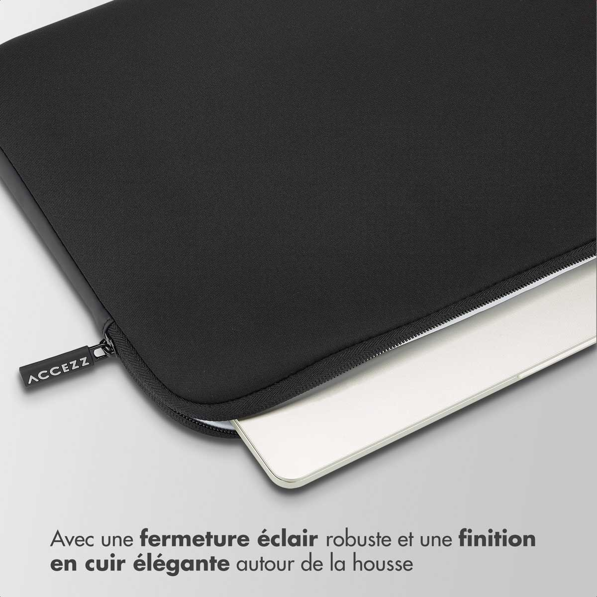 Accezz Basis Laptop hoes 13-14 inch - Laptopsleeve - Zwart