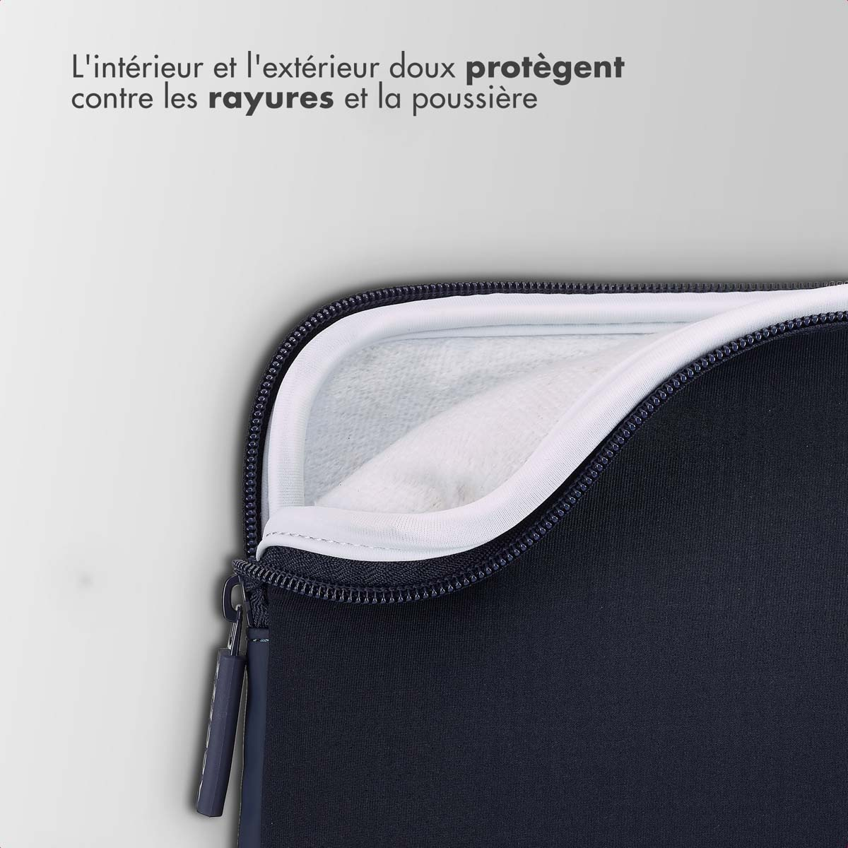 Accezz Basis Laptop hoes 13-14 inch - Laptopsleeve - Blauw