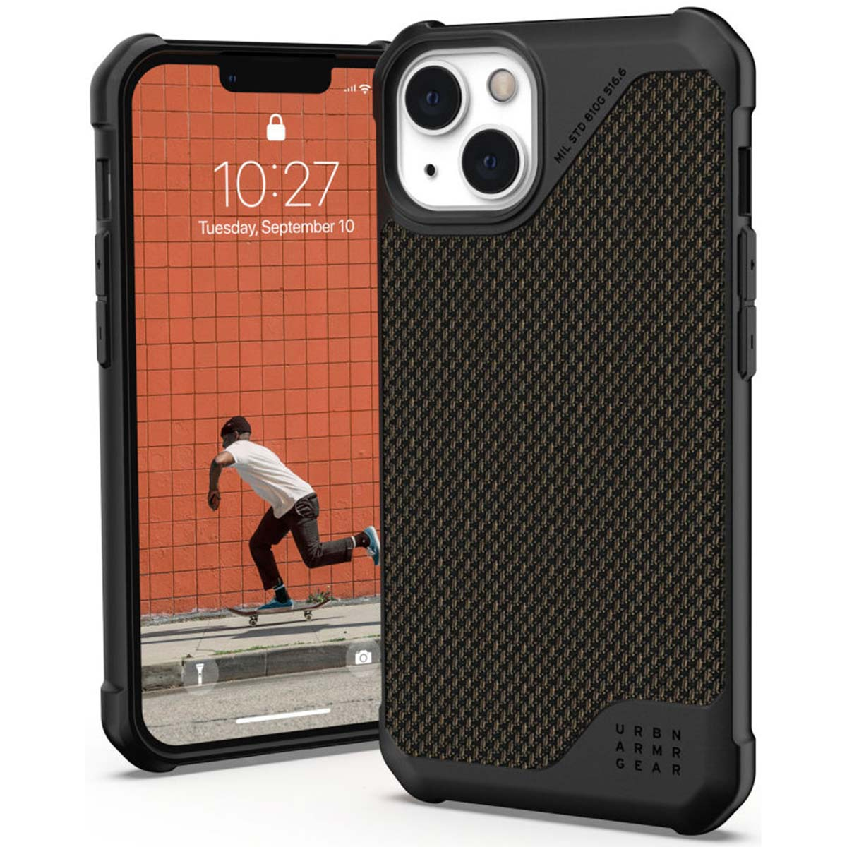 UAG Metropolis LT Backcover Apple iPhone 13 - Kevlar Olive