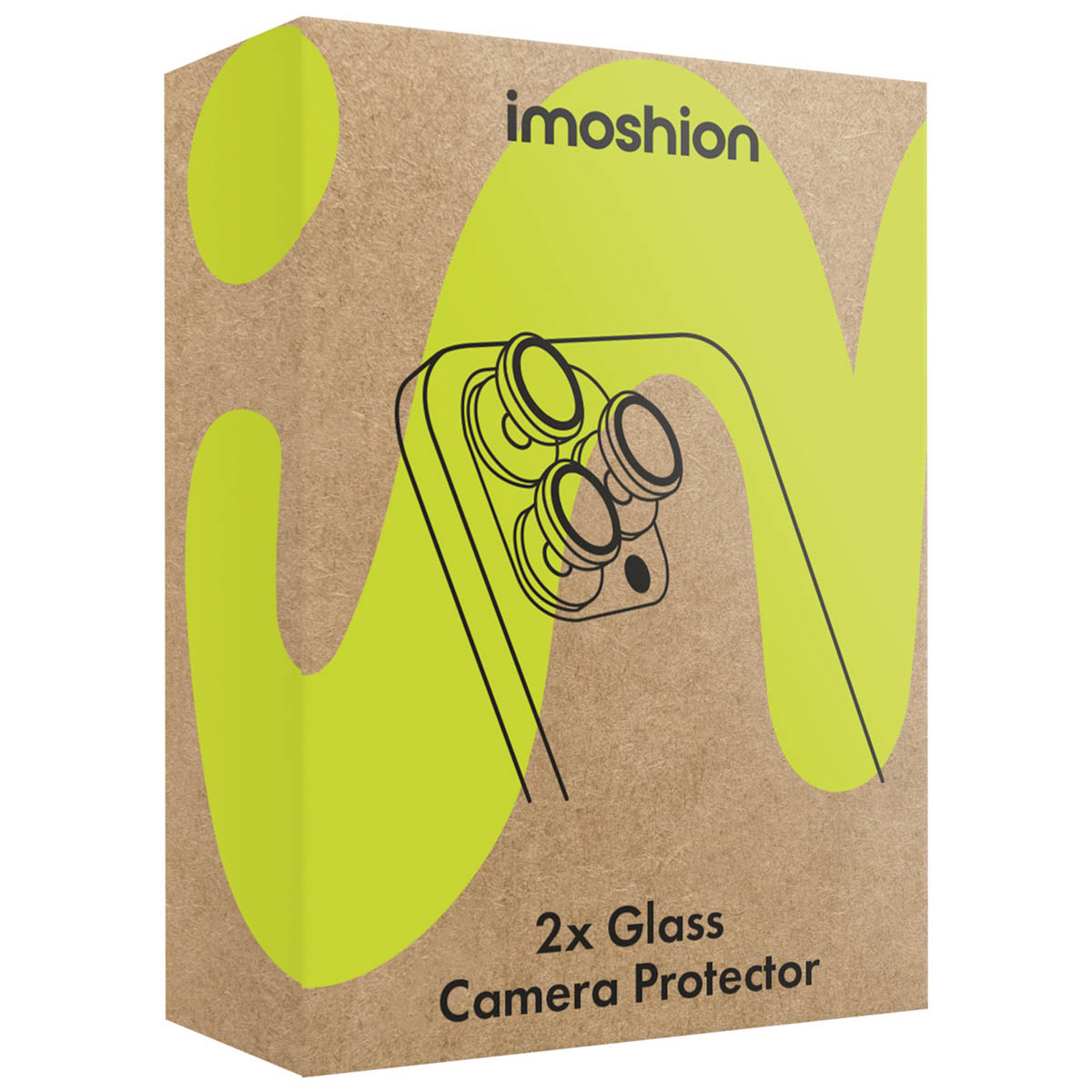 imoshion 2 Pack Camera lens protector Apple iPhone 15 Pro / 15 Pro Max - Black Titanium