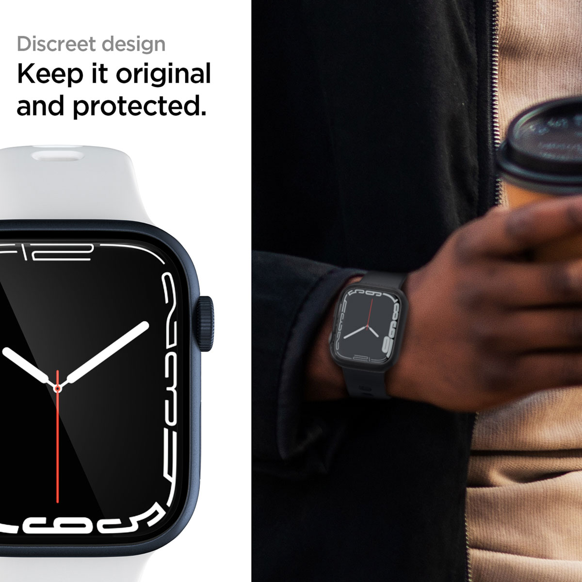 Spigen Neo Flex Optical Film Screenprotector (3 pack) Apple Watch Series 4-9 / SE - 44/45 mm