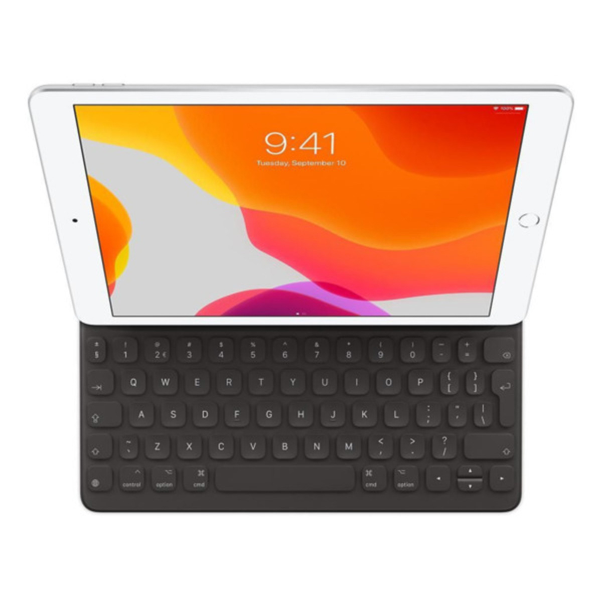Smart Folio Keyboard Apple iPad 9 (2021) / iPad 8 (2020) / iPad 7 (2019) 10.2 inch / Air 10.5 (2019) - QWERTY - Zwart