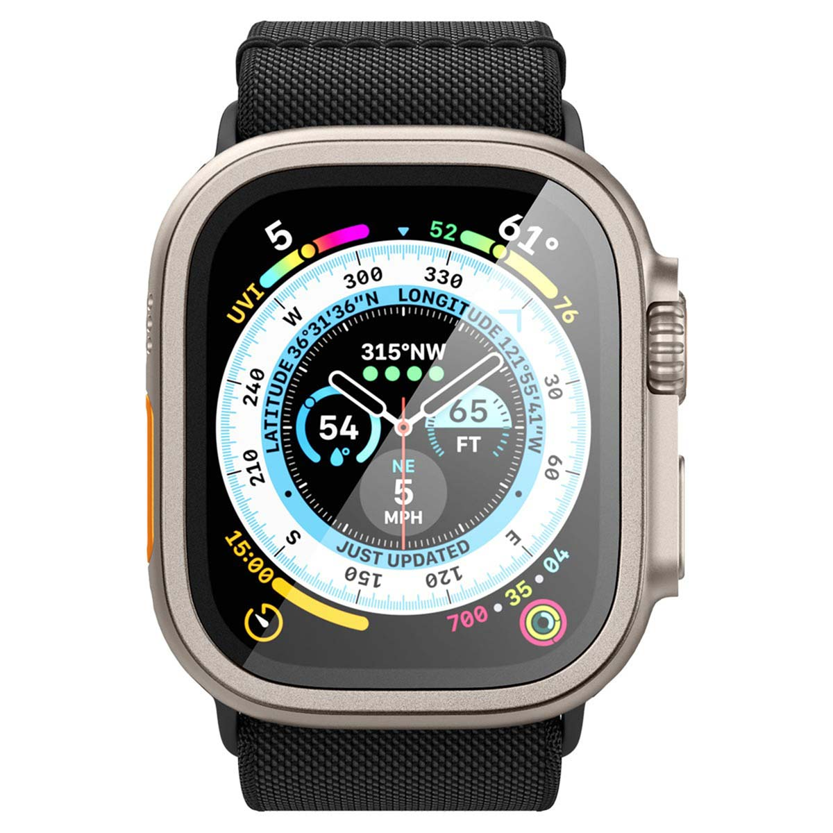 Spigen Glas.tR Slim Pro Screen Protector Apple Watch Ultra 1 / 2 - 49 mm - Titanium