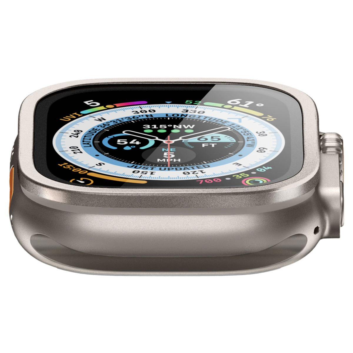Spigen Glas.tR Slim Pro Screen Protector Apple Watch Ultra 1 / 2 - 49 mm - Titanium