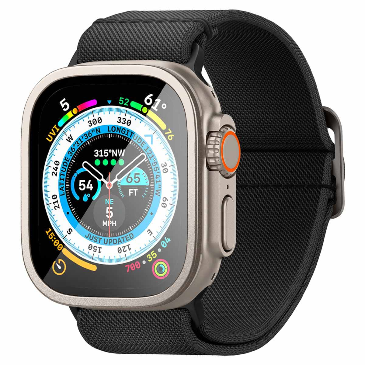 Spigen Glas.tR Slim Pro Screen Protector Apple Watch Ultra 1 / 2 - 49 mm - Titanium