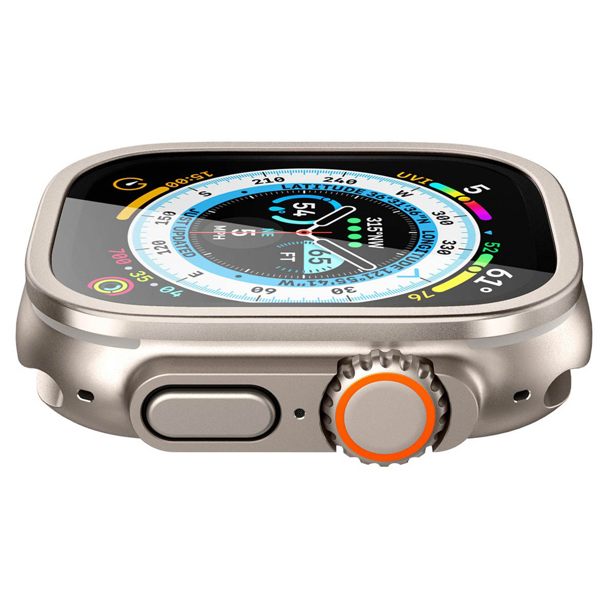 Spigen Glas.tR Slim Pro Screen Protector Apple Watch Ultra 1 / 2 - 49 mm - Titanium