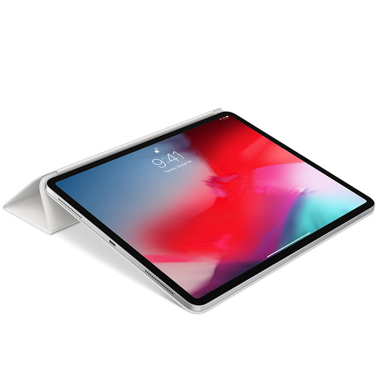 Smart Folio Apple iPad Air 13 inch (2025) M3 / (2024) M2 / Pro 12.9 (2018) - White