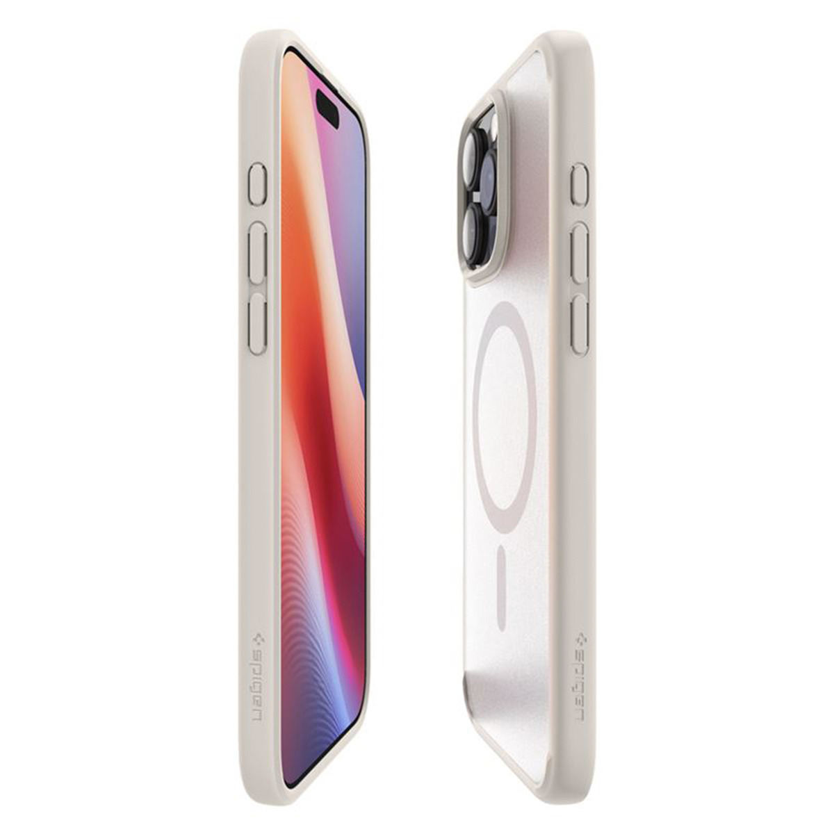 Spigen Ultra Hybrid Backcover MagSafe Apple iPhone 16 Pro - Frost Natural Titanium