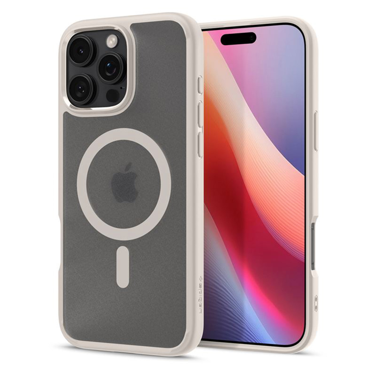 Spigen Ultra Hybrid Backcover MagSafe Apple iPhone 16 Pro - Frost Natural Titanium