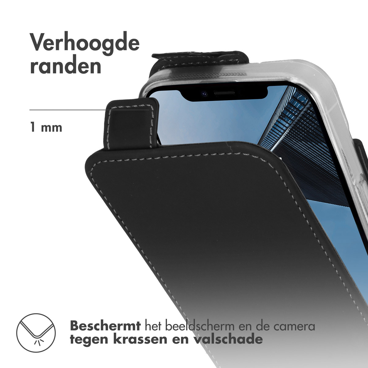 Accezz Flipcase Apple iPhone 14 - Zwart