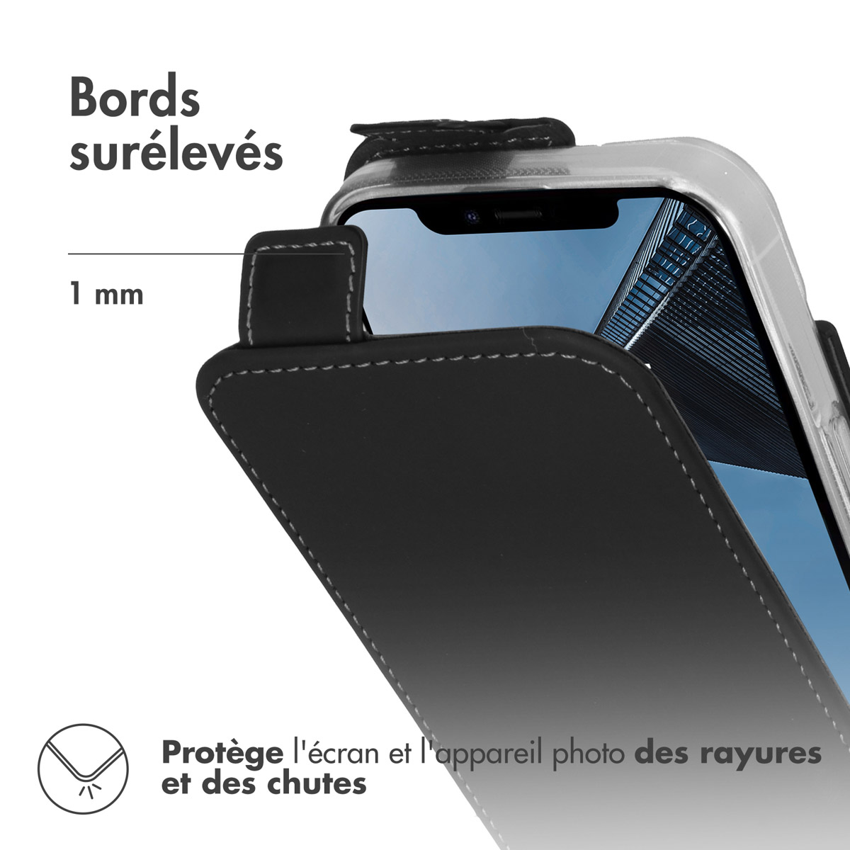 Accezz Flipcase Apple iPhone 14 - Zwart