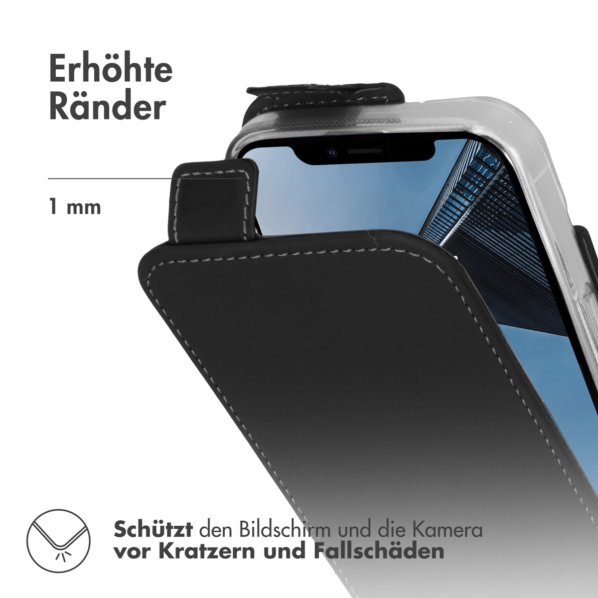 Accezz Flipcase Apple iPhone 14 - Zwart