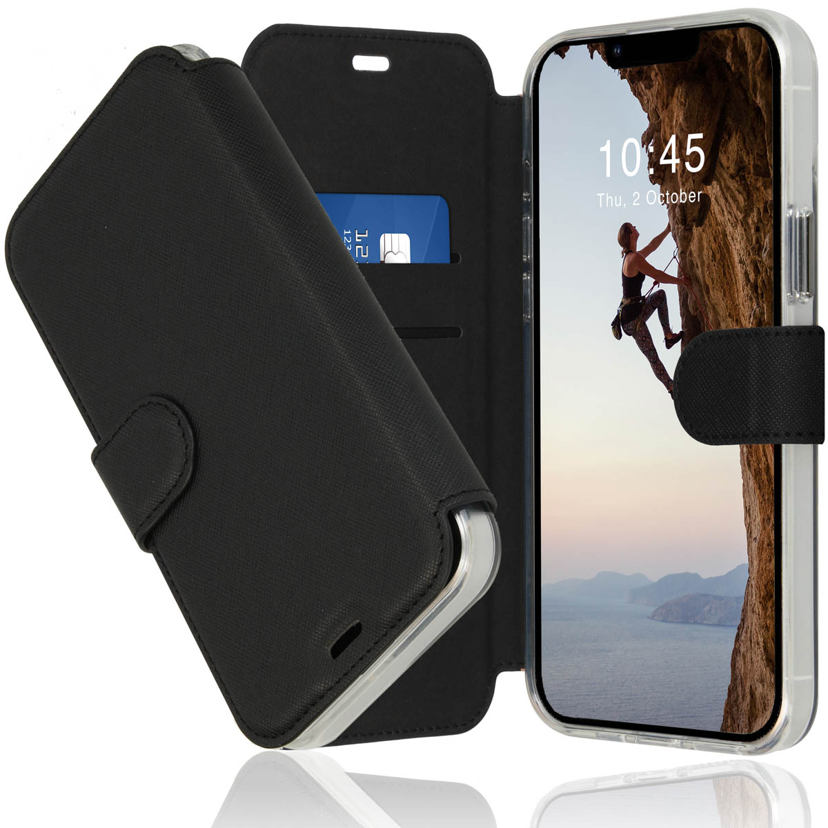 Accezz Xtreme Wallet Bookcase Apple iPhone 14 Plus - Zwart