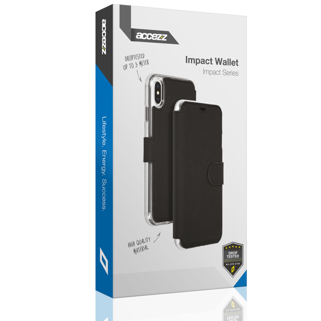 Accezz Xtreme Wallet Bookcase Apple iPhone 14 Plus - Donkerblauw