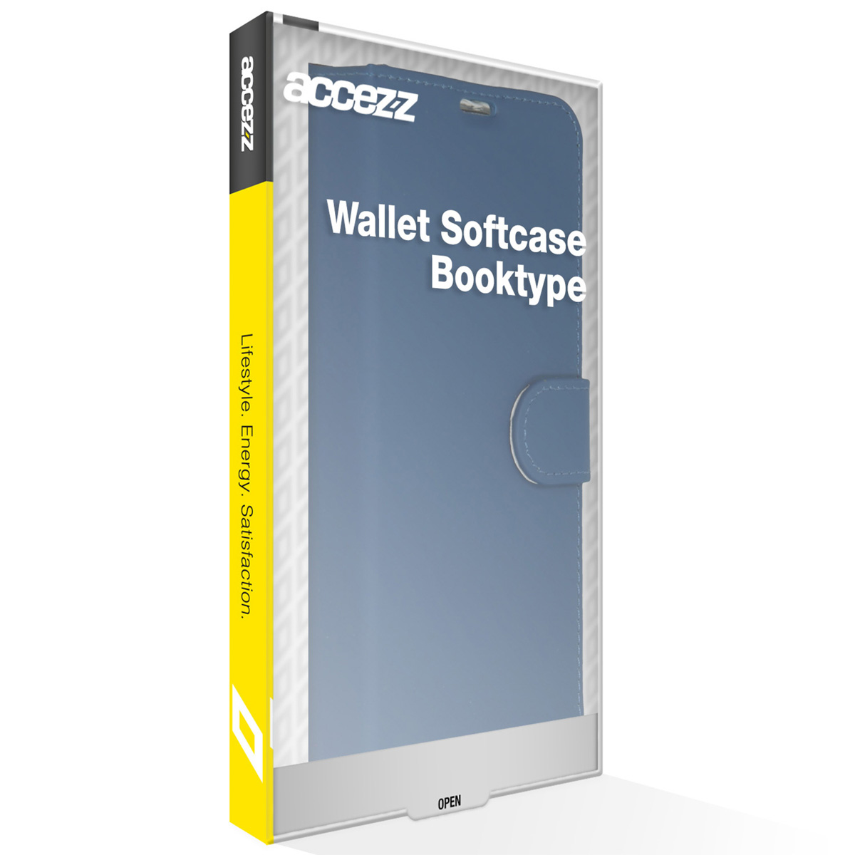 Accezz Wallet Softcase Bookcase Apple iPhone 14 Pro Max - Donkerblauw