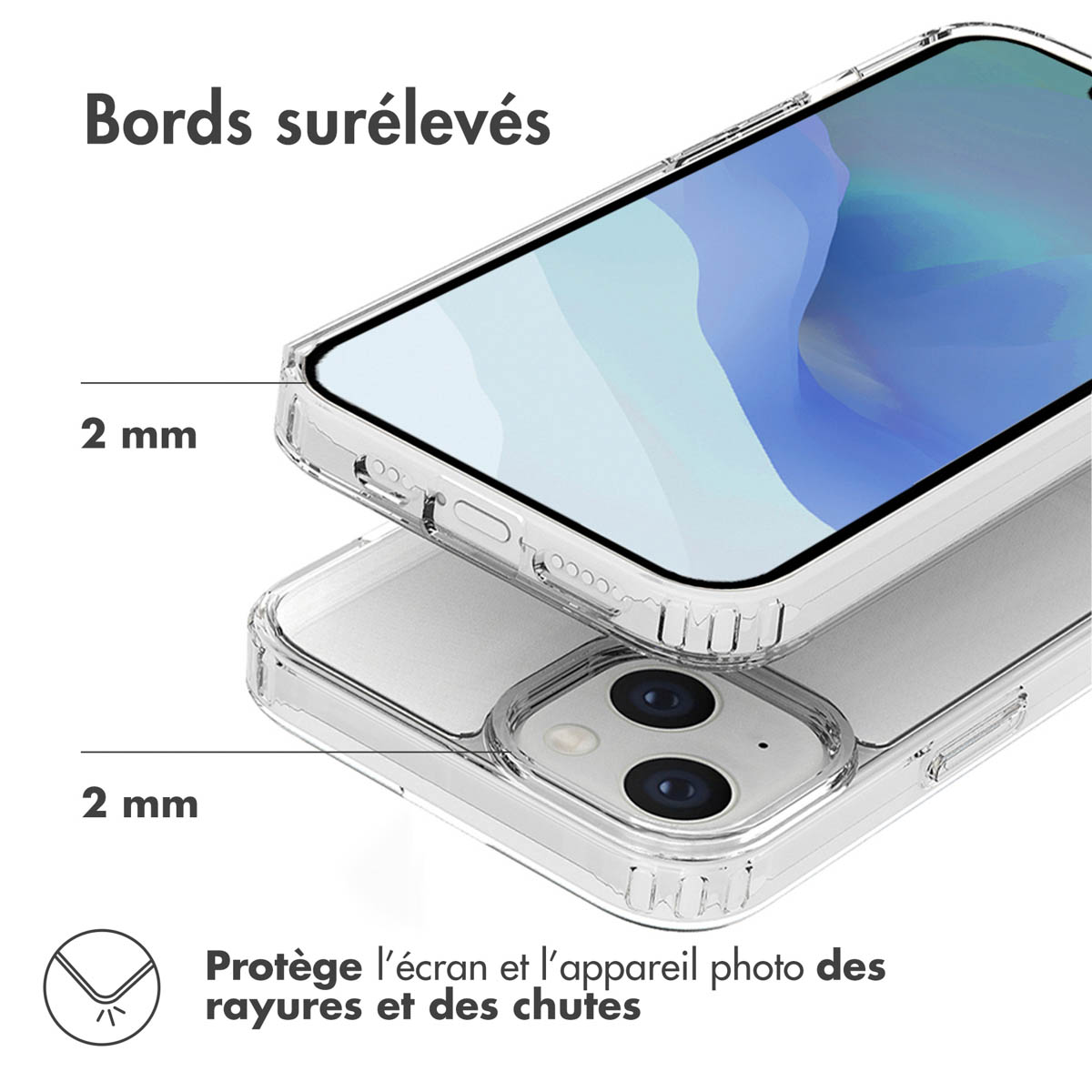 Accezz Xtreme Impact Backcover Apple iPhone 14 - Transparant