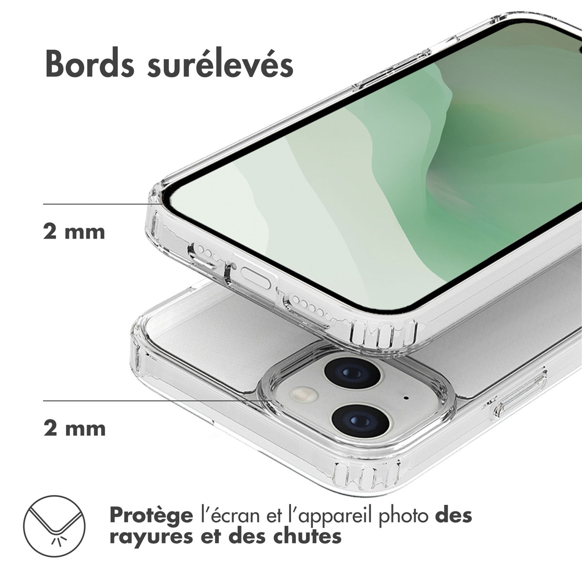 Accezz Xtreme Impact Backcover Apple iPhone 14 Plus - Transparant