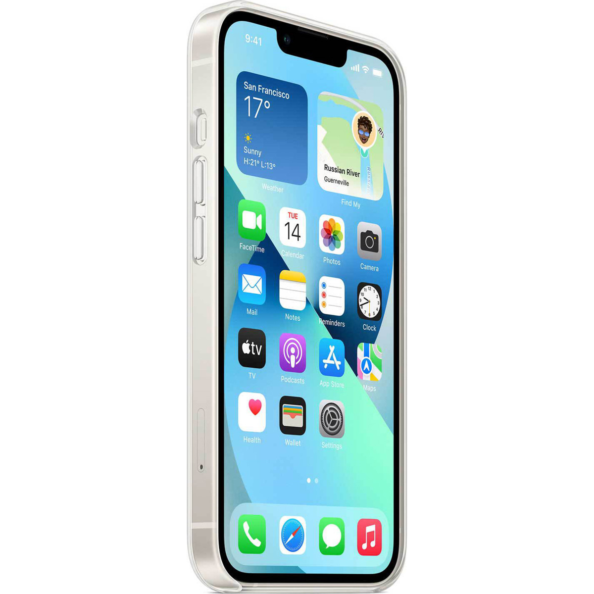 Clearcase MagSafe Apple iPhone 13 Mini - Transparant