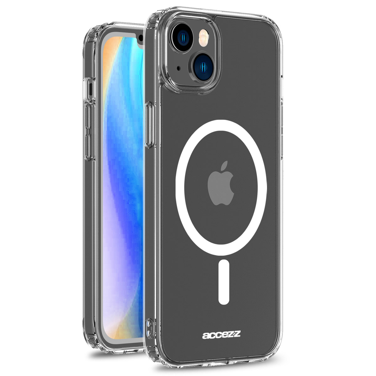 Accezz Clear Backcover met MagSafe Apple iPhone 14 Plus - Transparant