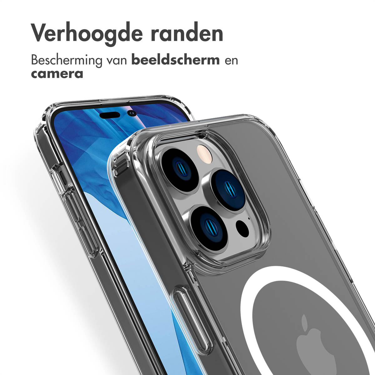 Accezz Clear Backcover met MagSafe Apple iPhone 14 Pro Max - Transparant