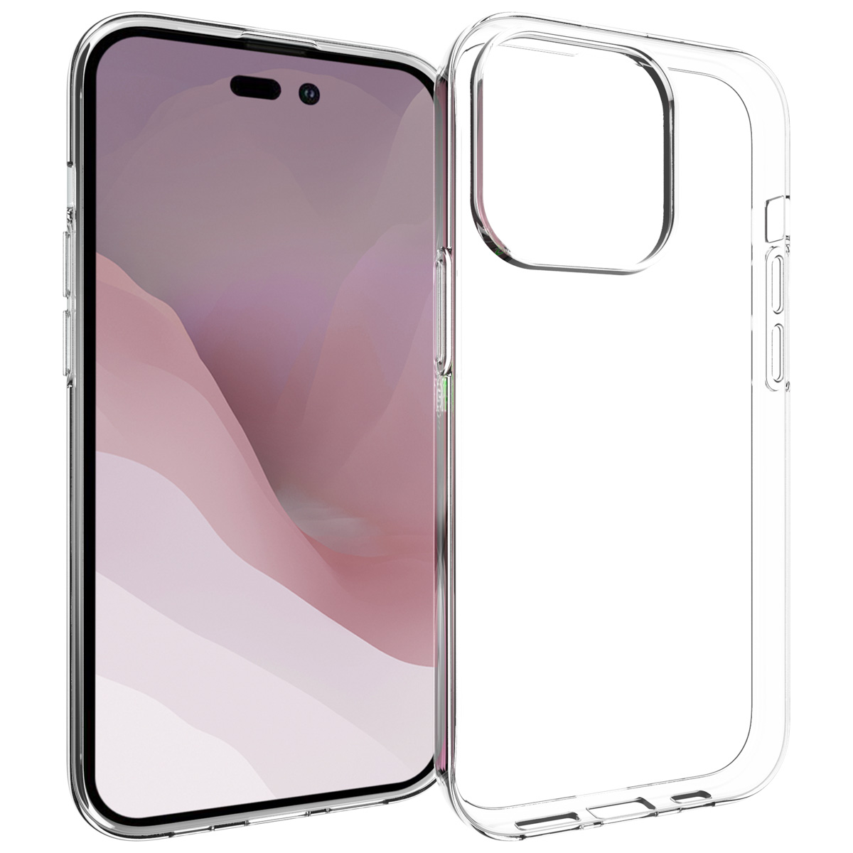 Accezz Clear Backcover Apple iPhone 14 Pro - Transparant