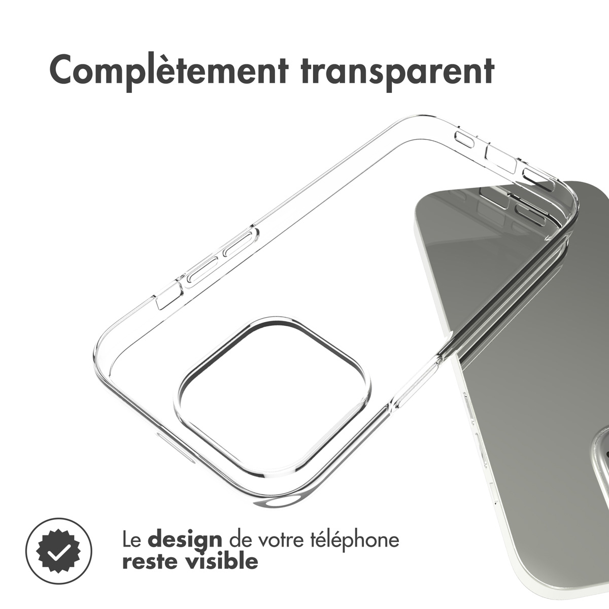 Accezz Clear Backcover Apple iPhone 14 Pro - Transparant