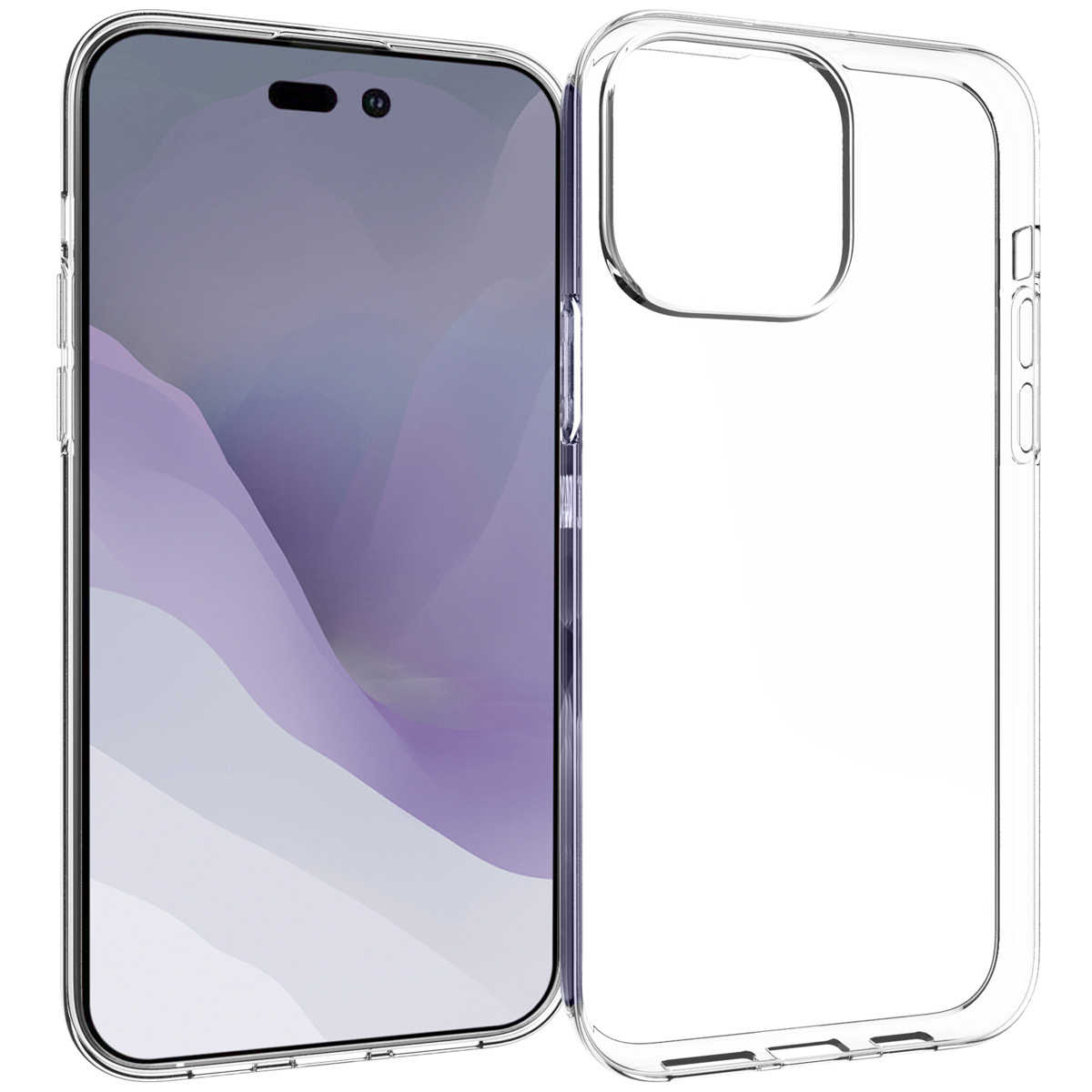 Accezz Clear Backcover Apple iPhone 14 Pro Max - Transparant