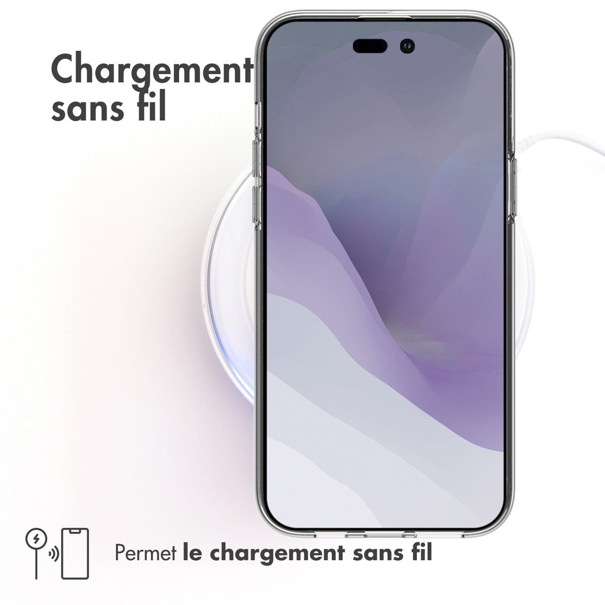Accezz Clear Backcover Apple iPhone 14 Pro Max - Transparant