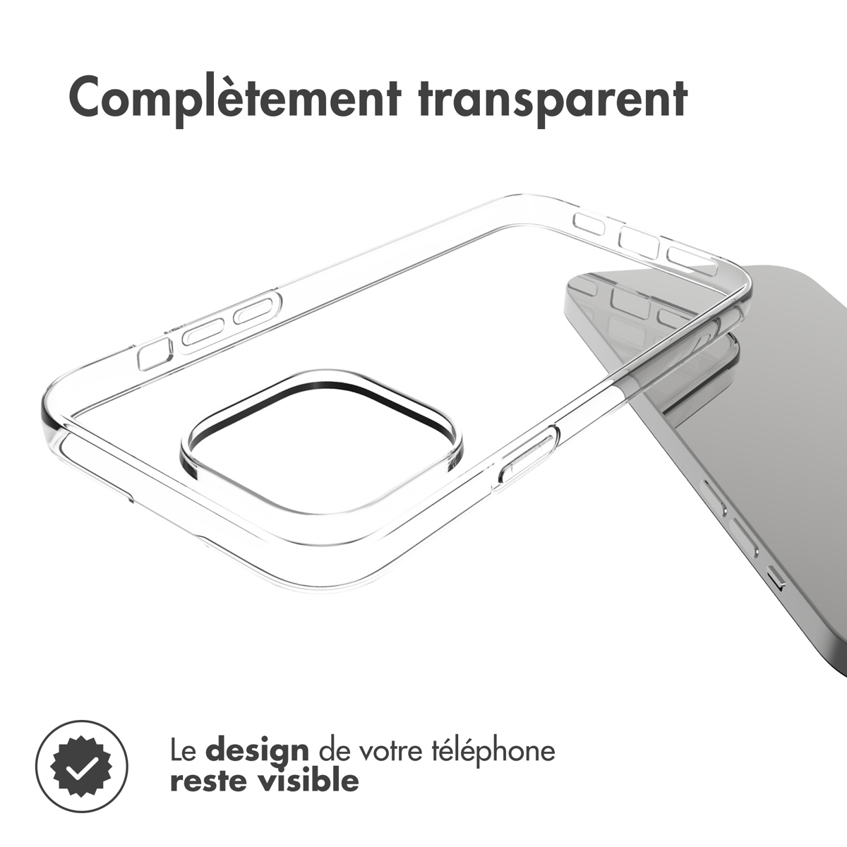 Accezz Clear Backcover Apple iPhone 14 Pro Max - Transparant