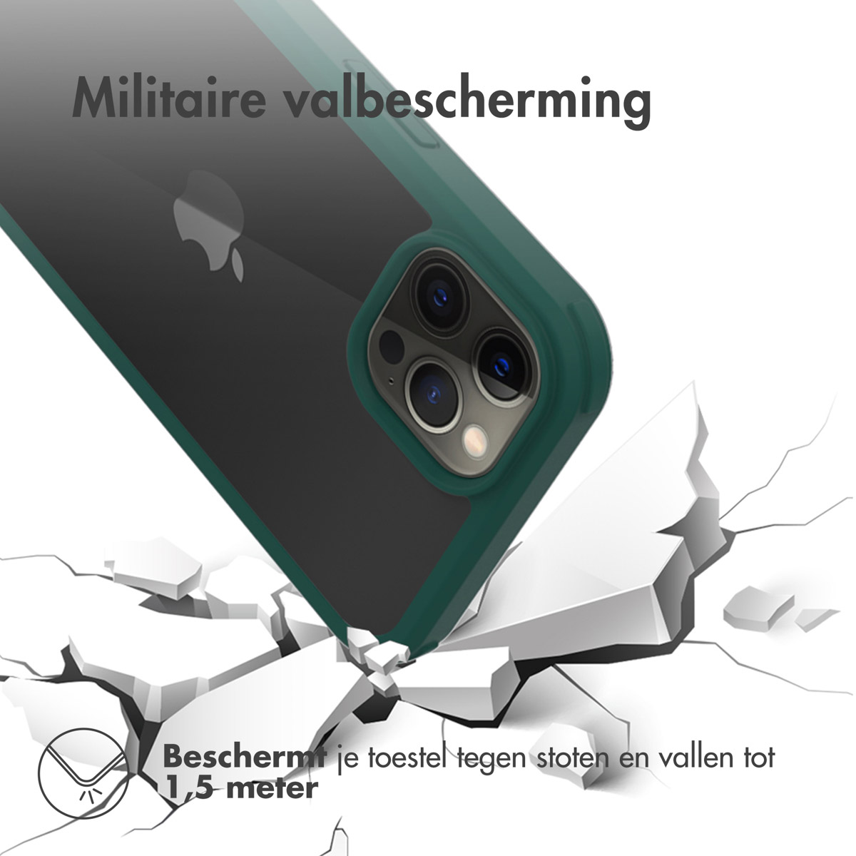 Accezz 360° Full Protective Cover Apple iPhone 14 Pro - Groen