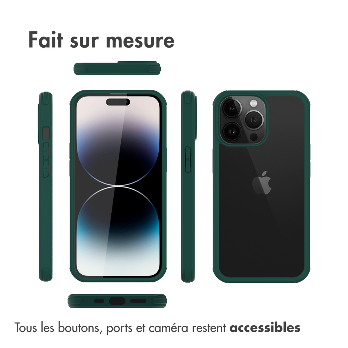 Accezz 360° Full Protective Cover Apple iPhone 14 Pro - Groen