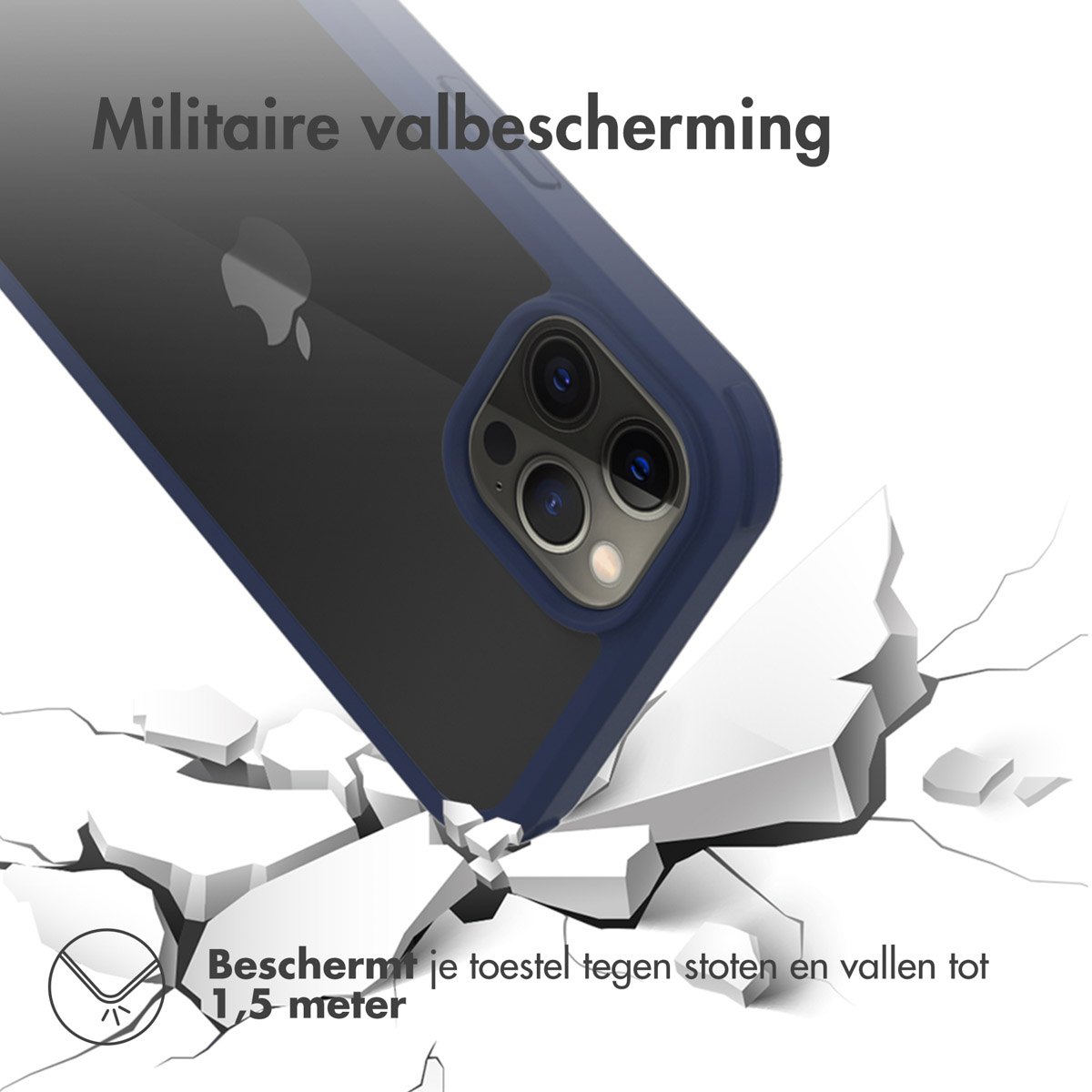 Accezz 360° Full Protective Cover Apple iPhone 14 Pro Max- Blauw