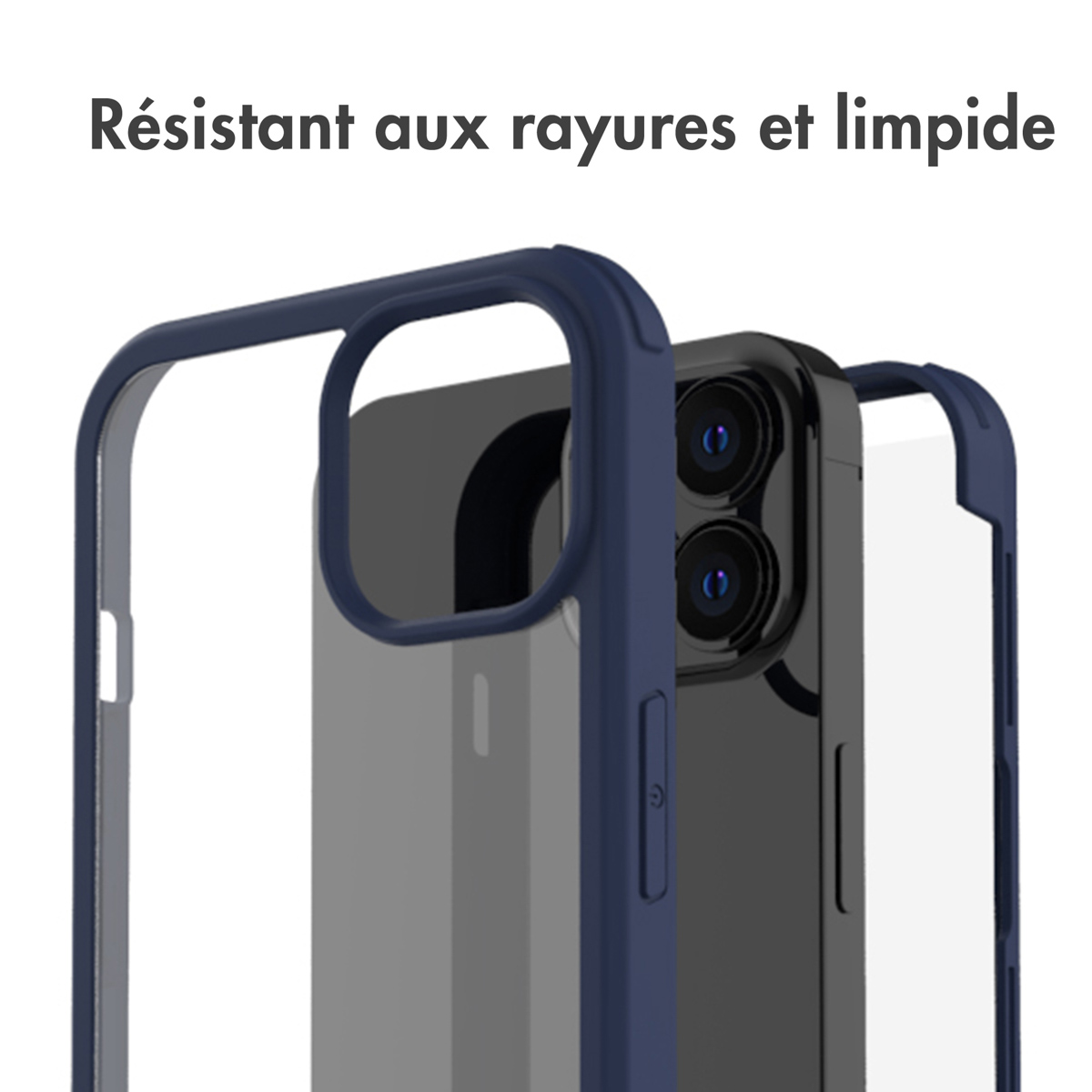 Accezz 360° Full Protective Cover Apple iPhone 14 Pro Max- Blauw