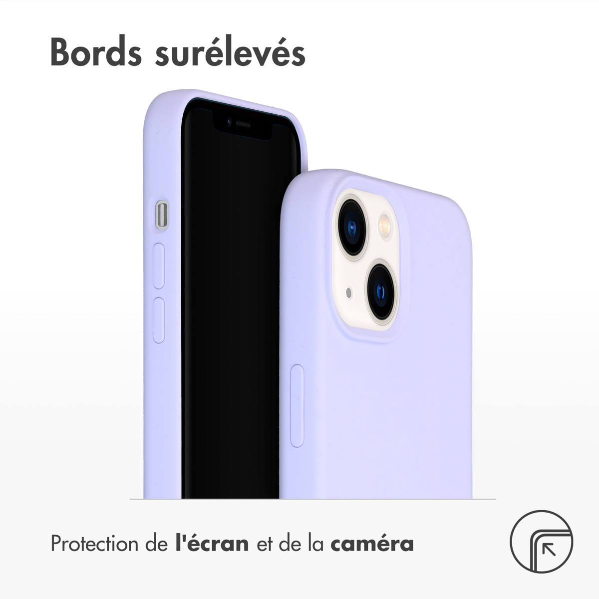 Accezz Liquid Silicone Backcover Apple iPhone 14 - Paars