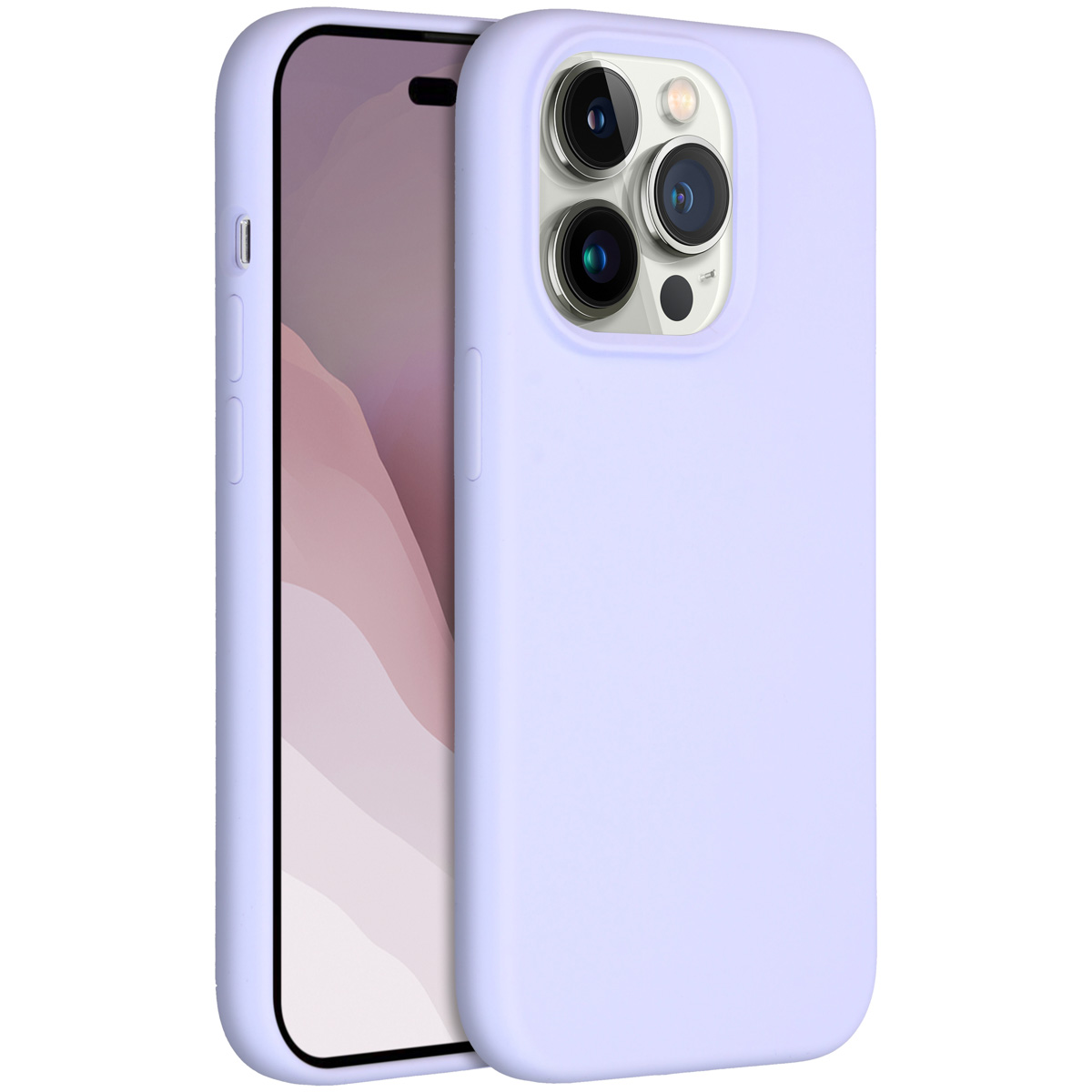 Accezz Liquid Silicone Backcover met MagSafe Apple iPhone 14 Pro - Paars