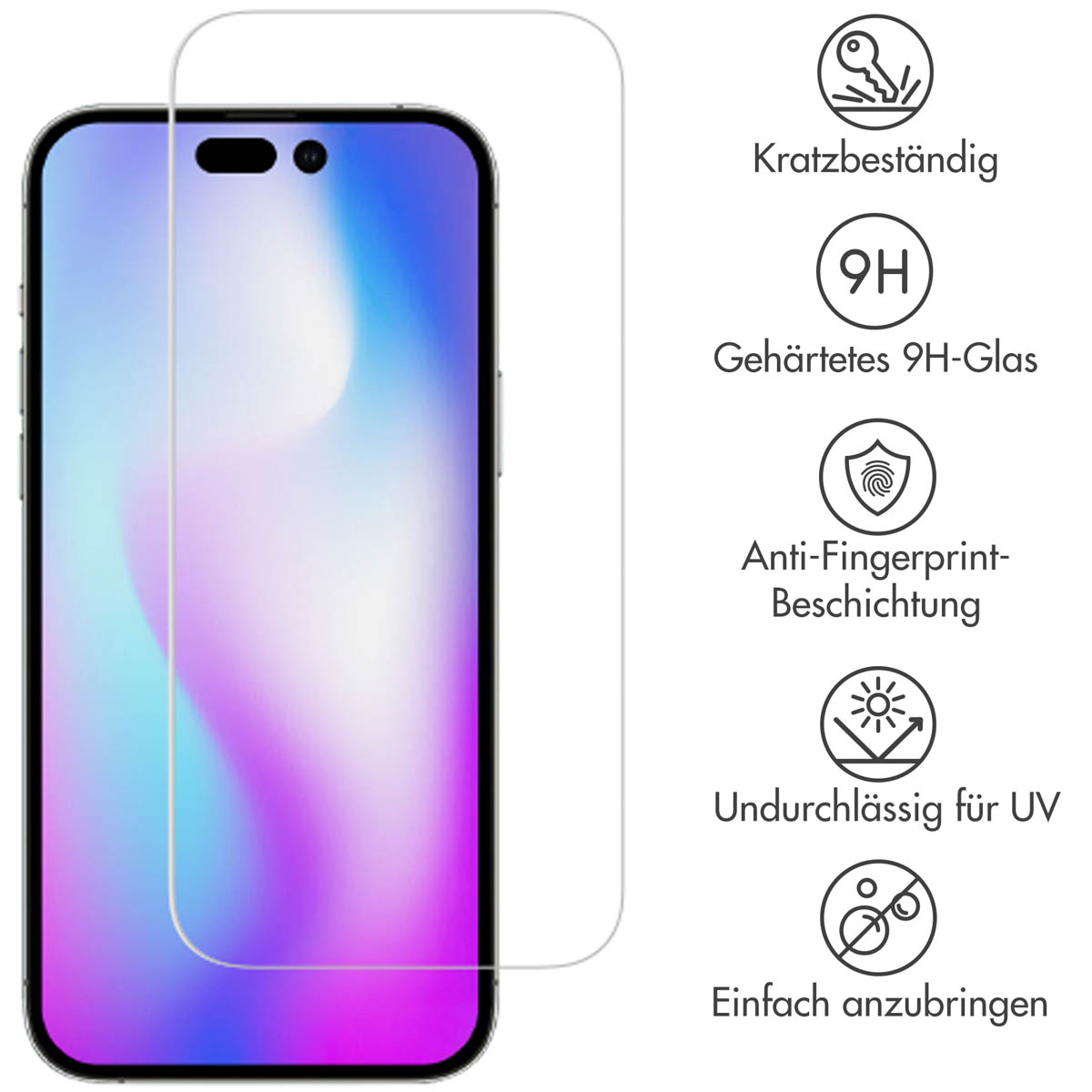 Selencia Gehard Glas Screenprotector Apple iPhone 14 Pro