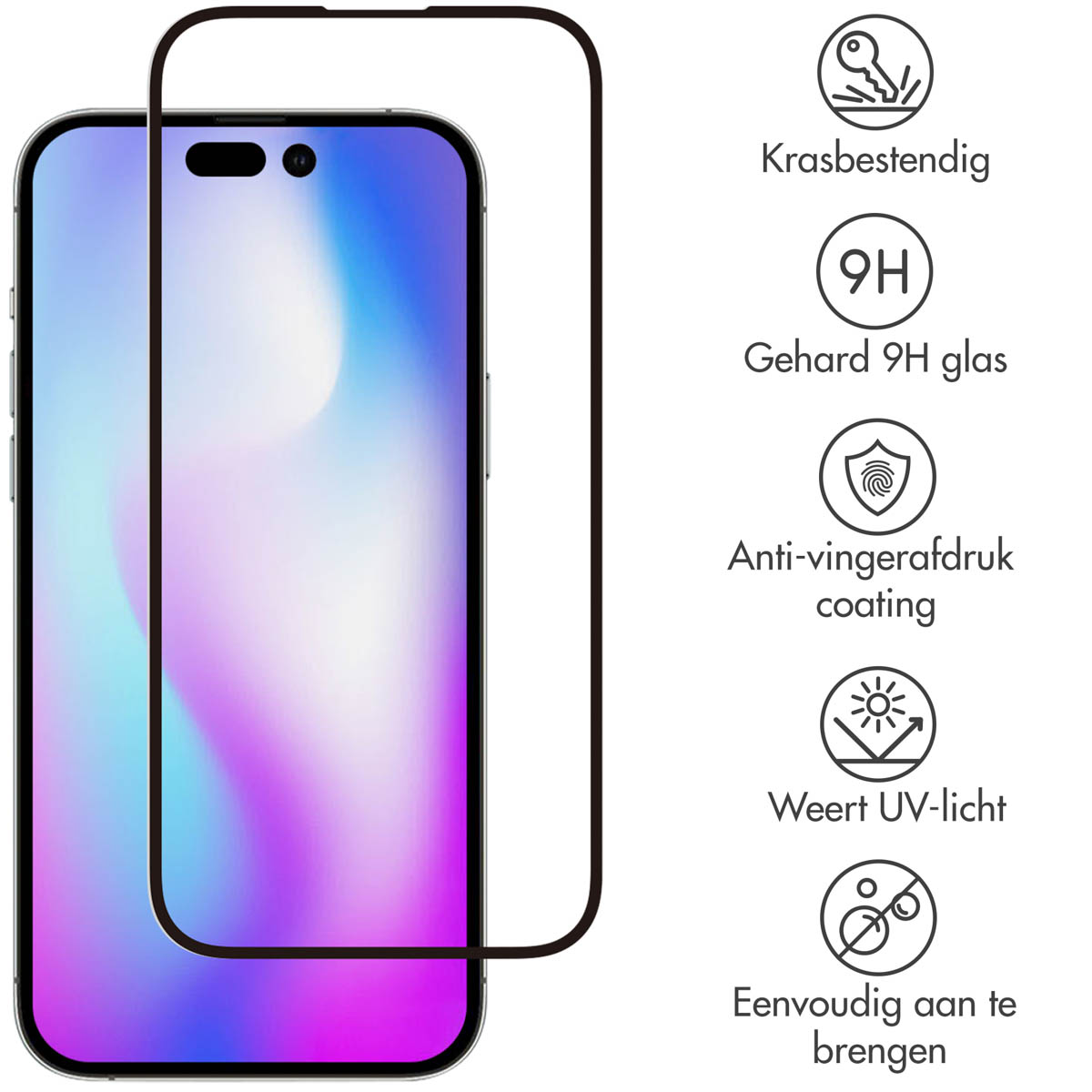 Selencia Gehard Glas Premium Screenprotector Apple iPhone 14 Pro