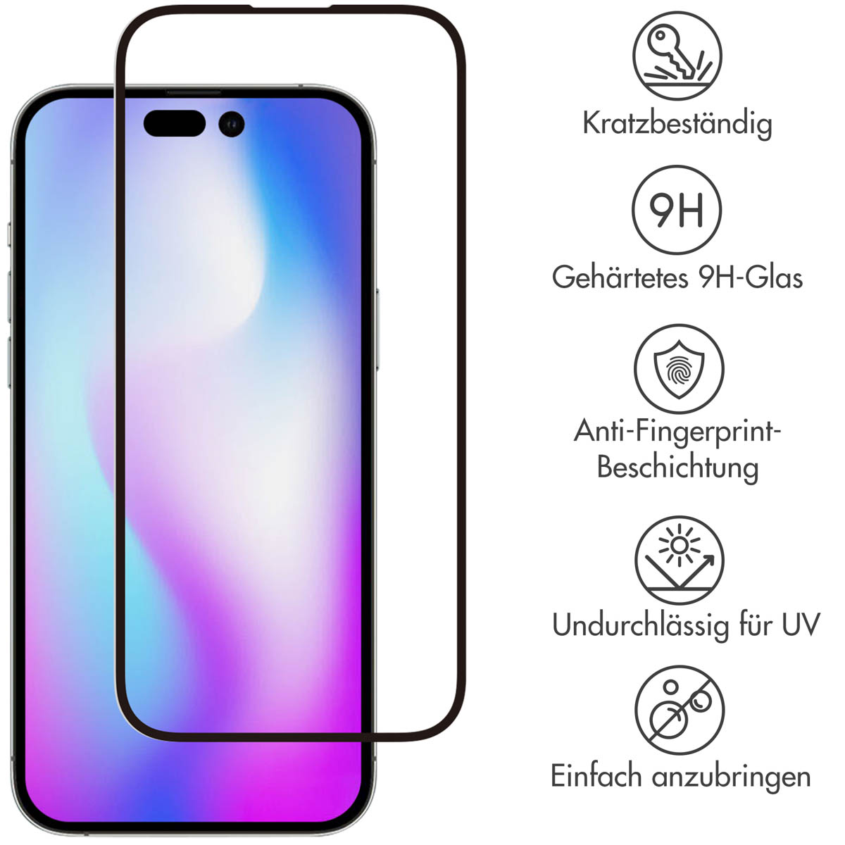 Selencia Gehard Glas Premium Screenprotector Apple iPhone 14 Pro