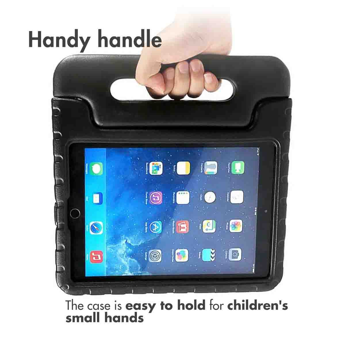 Accezz Kidsproof Backcover met handvat Apple iPad 6 (2018) 9.7 inch / iPad 5 (2017) 9.7 inch - Zwart