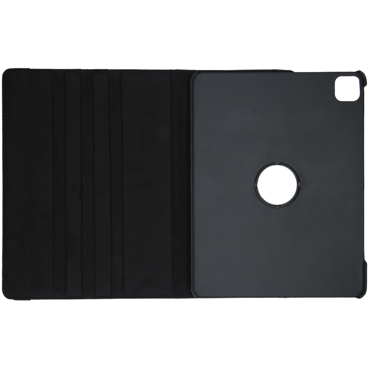 Accezz 360° draaibare Bookcase Apple iPad Pro 12.9 (2022) / Pro 12.9 (2021) / Pro 12.9 (2020) - Zwart