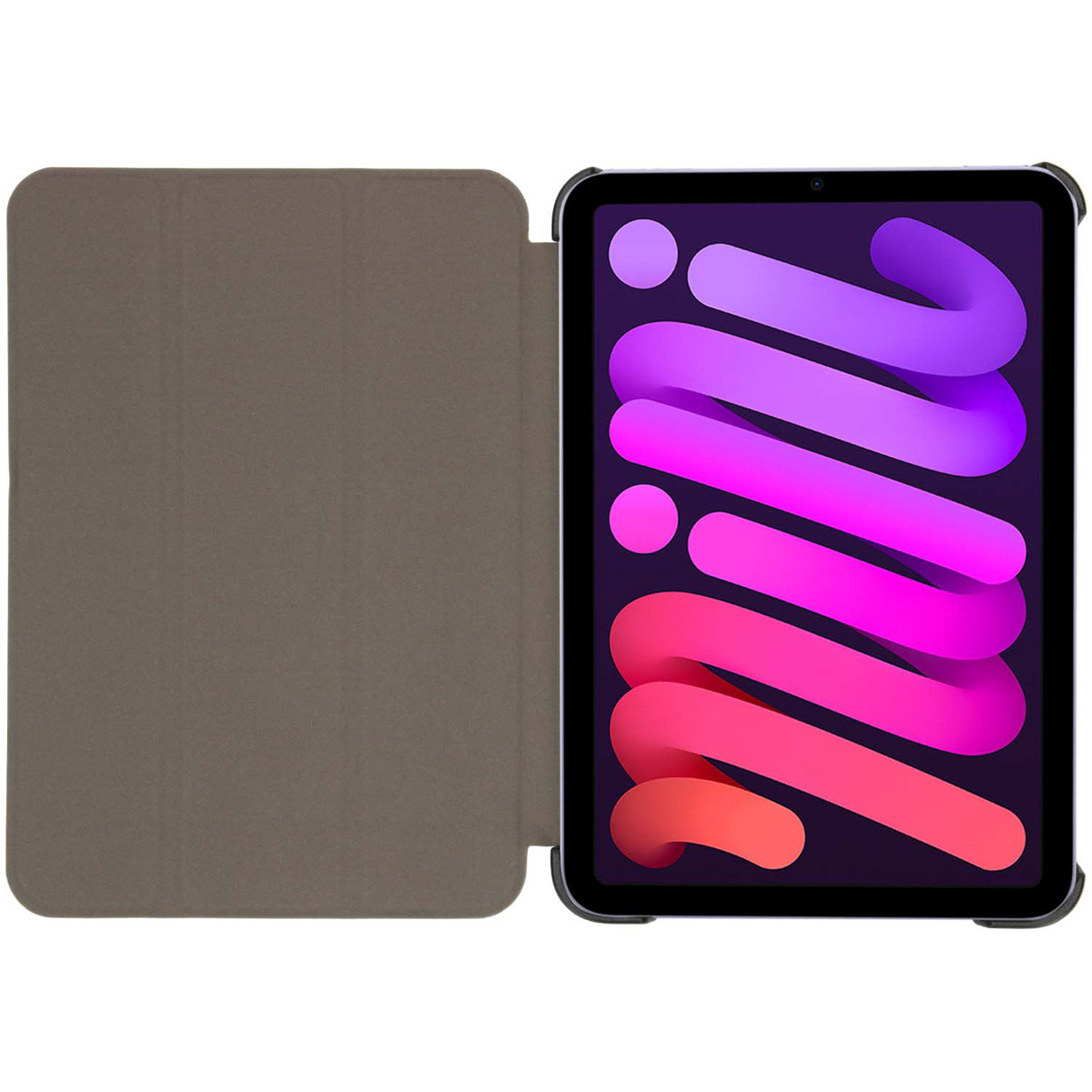 Accezz Trifold Bookcase Apple iPad Mini 7 (2024) / iPad Mini 6 (2021) - Zwart